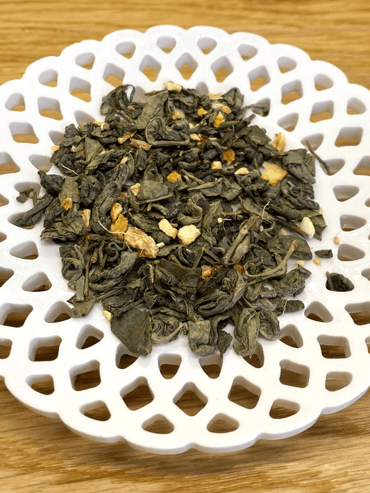 Thé vert citron gingembre thym