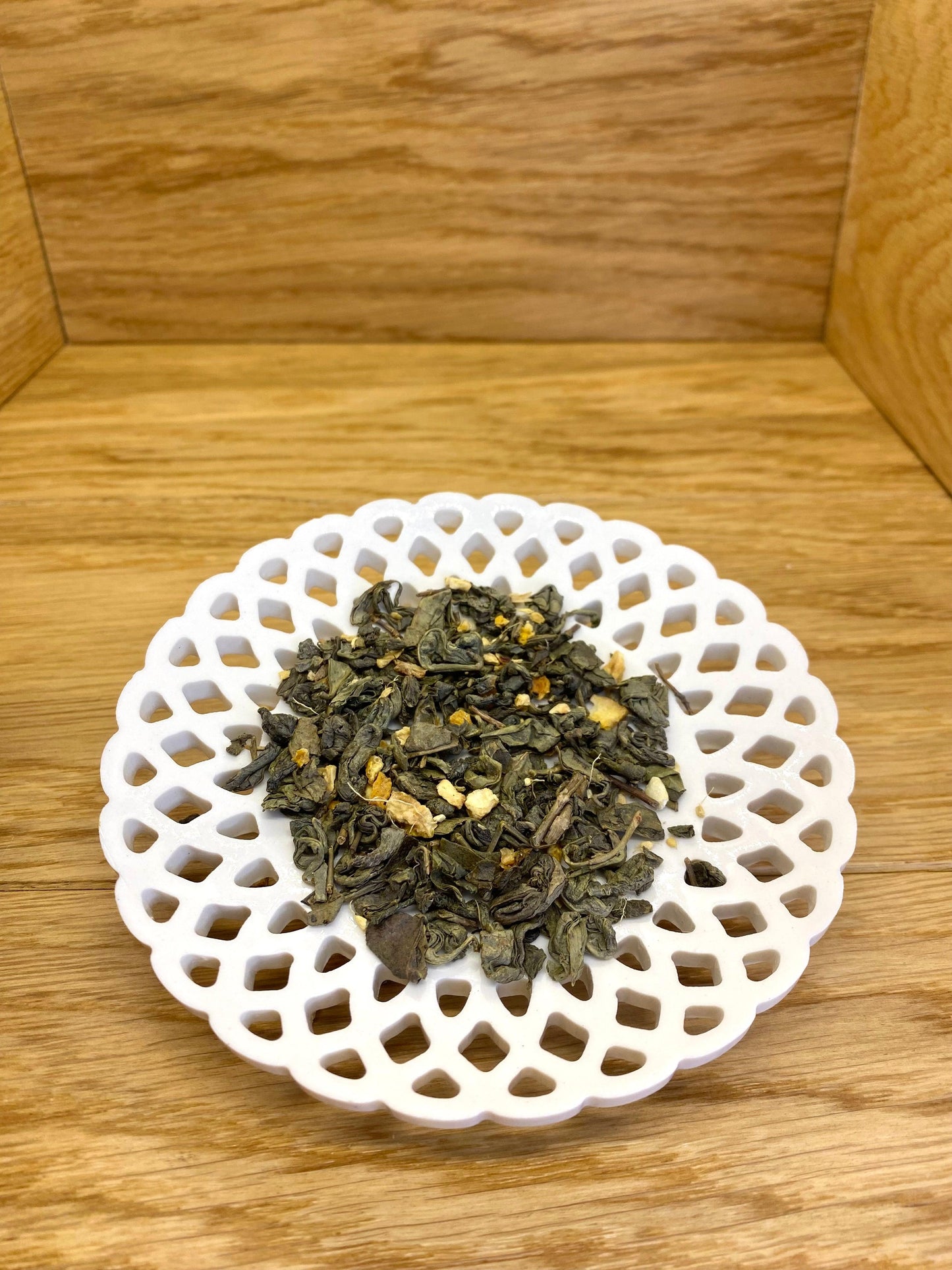 Thé vert citron gingembre thym